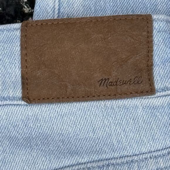 Madewell 90s Straight Denim Jeans Sz 28 Womens Light Wash Classic Retro Y2k Vibe - Picture 4 of 7